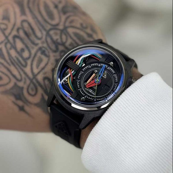 ساعت الکتریشنز rubber black