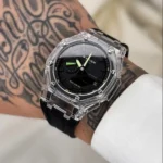 ساعت مردانه مشکی جیشاک GA2100