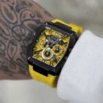 ساعت مردانه آلکسا مدل Alexa A3006 سیلیکونی زرد رنگ