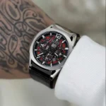 ساعت مردانه آلکسا مدل A3003 صفحه قرمز