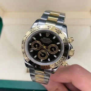 ساعت مردانه تمام استیل رولکس دیتونا صفحه مشکی