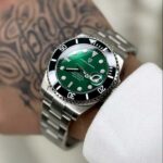 ساعت مردانه تمام استل پاگانی PD1639 صفحه سبز