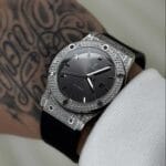 ساعت مردانه هابلوت کلاسیک فیوژن بند سیلیکونی