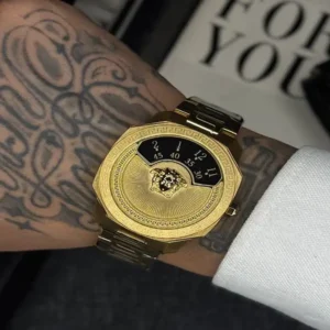 ساعت ورساچه طلایی مردانه کنتوری Versace MGSG303