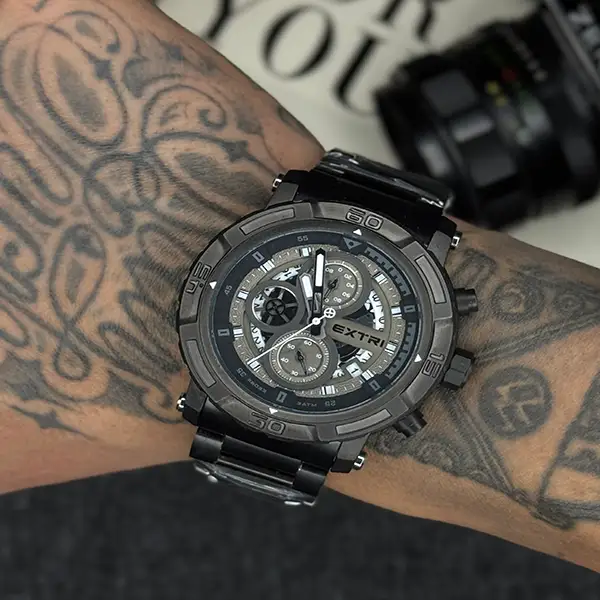 ساعت اکستری فول مشکی Extri