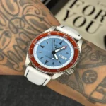 ساعت مردانه سیکو 5 Seiko صفحه تیفانی بند سفید