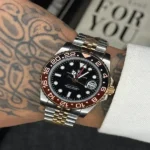 ساعت مردانه تمام استیل رولکس Rolex GMT Master || Rootbeer