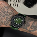 ساعت مردانه پتک فیلیپ ناتیلوس سبز Patek Philippe Nautilus