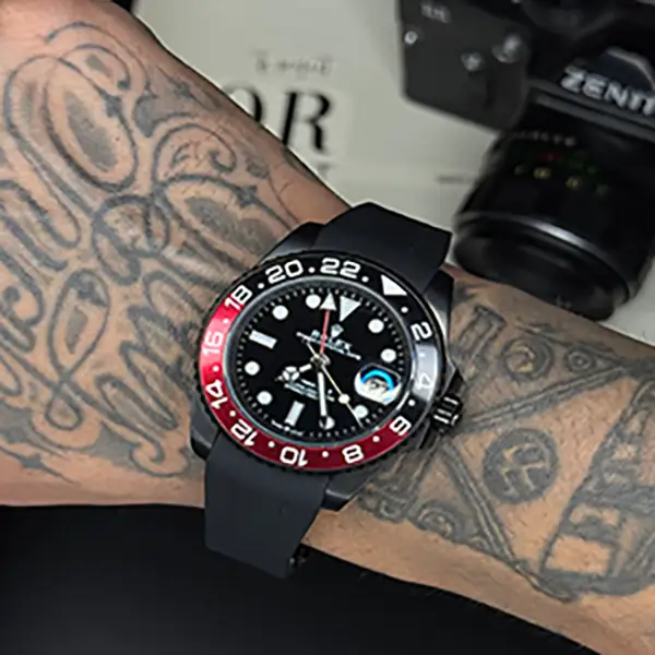 ساعت رولکس جی ام تی مستر || Rolex GMT-Master بند سیلیکنی