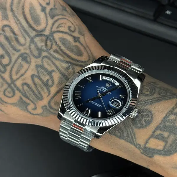 ساعت رولکس دی دیت صفحه سرمه ای Rolex Day-Date 48023