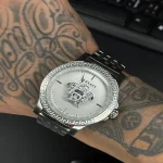 ساعت مردانه تمام استیل نقره ای ورساچه Versace VR1011