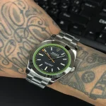 ساعت مردانه تمام استیل رولکس میلگاس Rolex Milgauss 116400GV