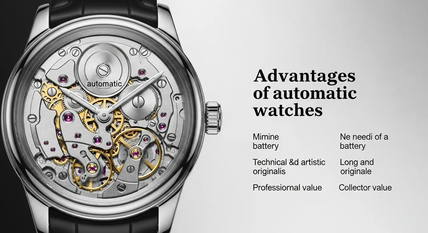 مزایای ساعت های اتوماتیک