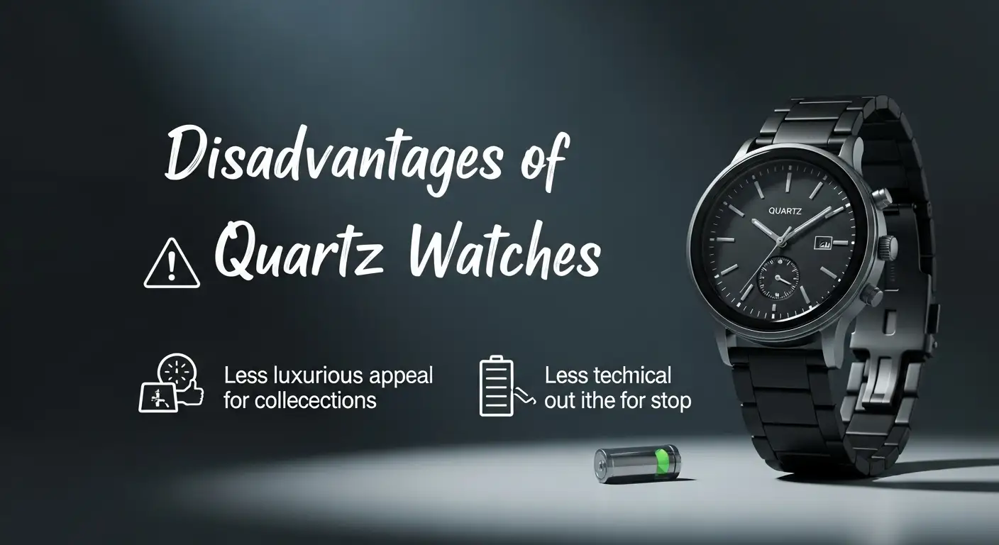 معایب ساعت های کوارتز