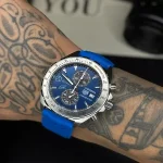 ساعت مردانه تگ هویر کررا مرسدس بنز آبی رابر Tag Heuer Carrera Mercedes Benz