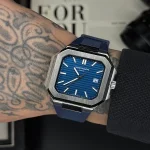 ساعت مردانه پتک فیلیپ کیوبیتس بند سیلیکنی Patek Philippe Cubitus