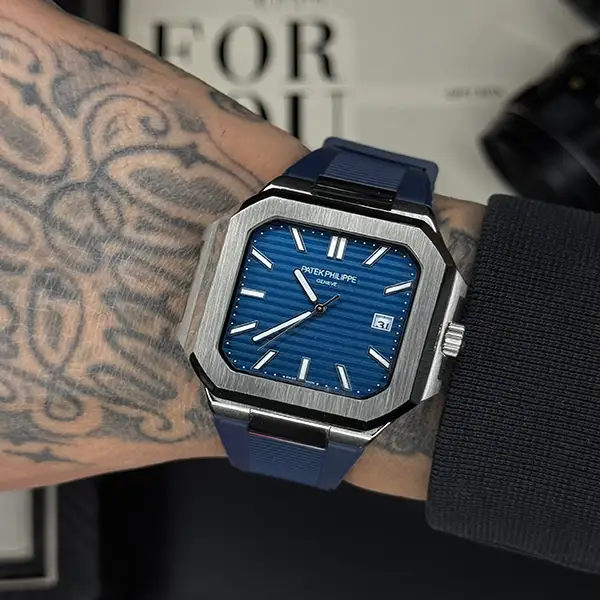 ساعت پتک فیلیپ کیوبیتس بند سیلیکنی Patek Philippe Cubitus